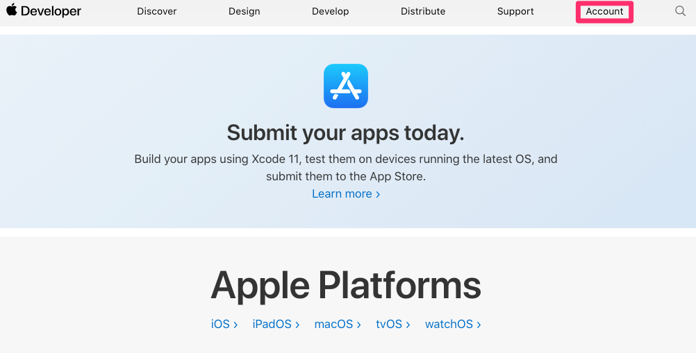 Login to Developer Center