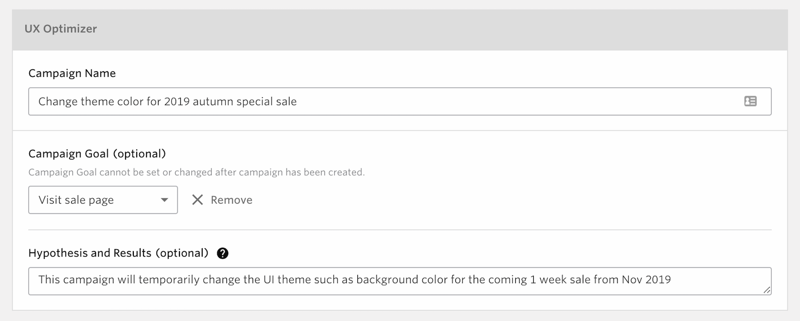 Create Campaign 2