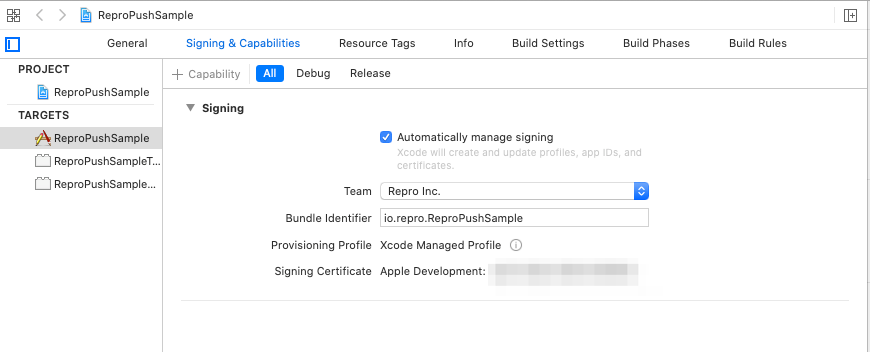 Automatically Manage Signing