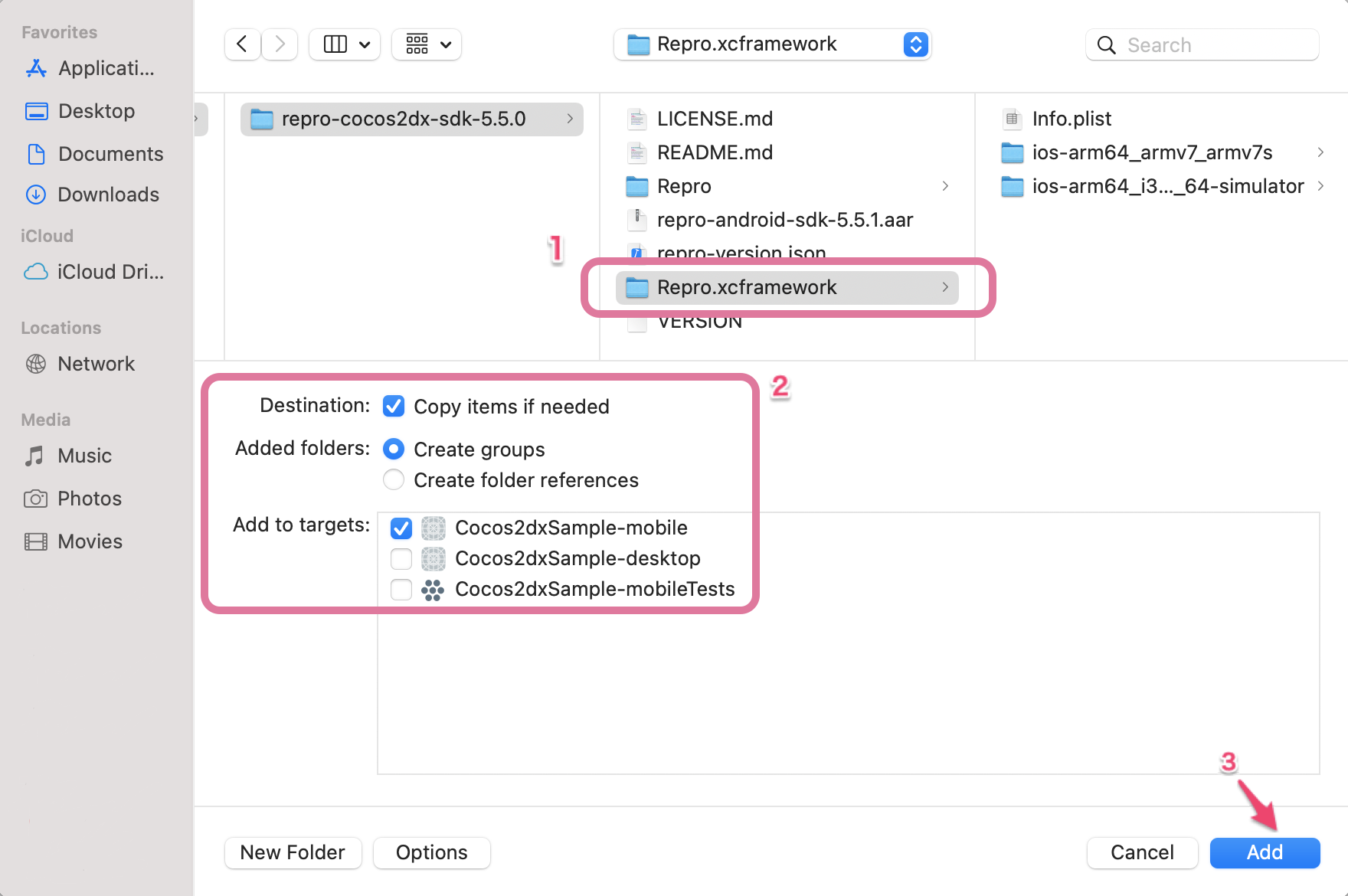 Add Repro SDK to iOS Project
