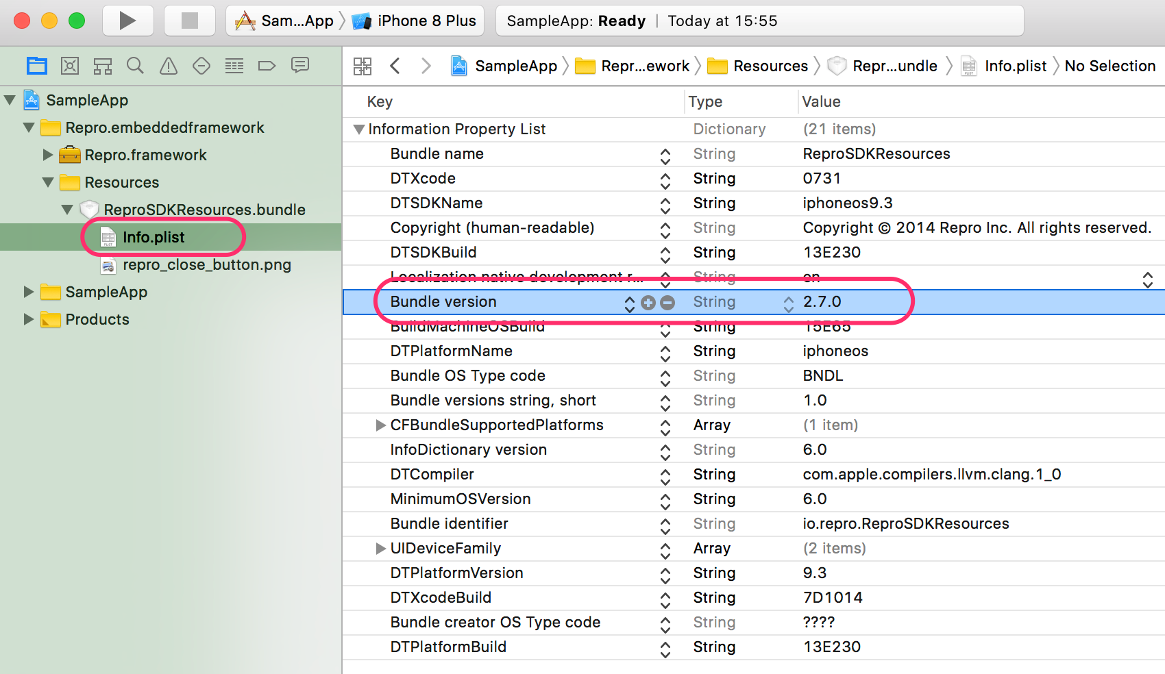 Current SDK version in Xcode