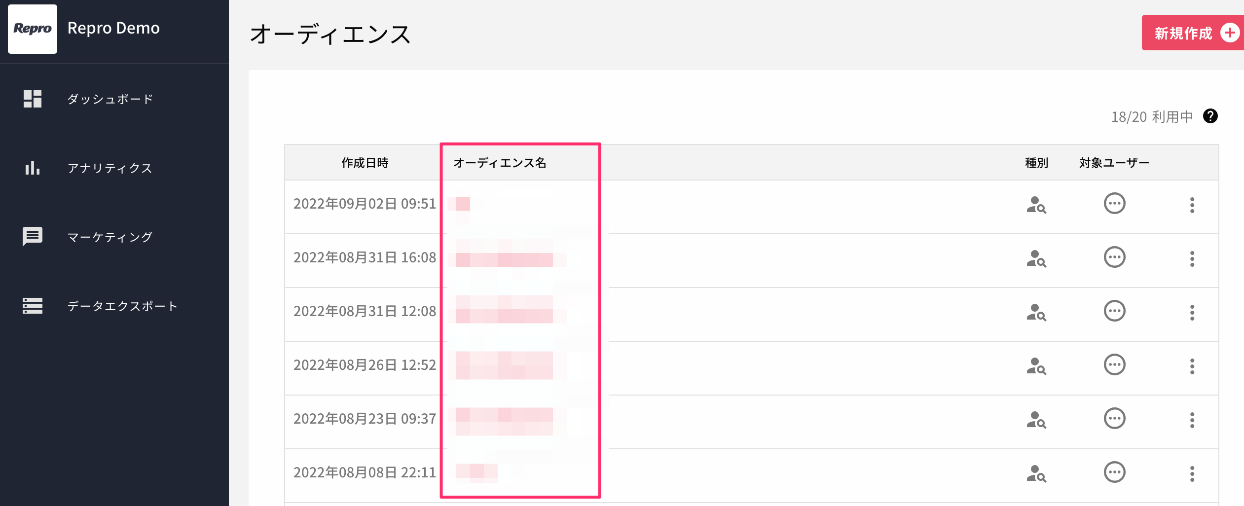 export audience